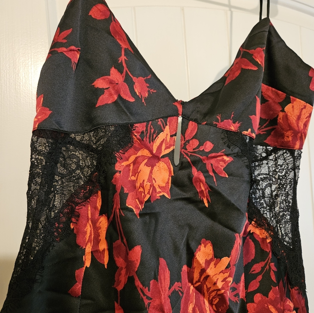 Sexy satin dress